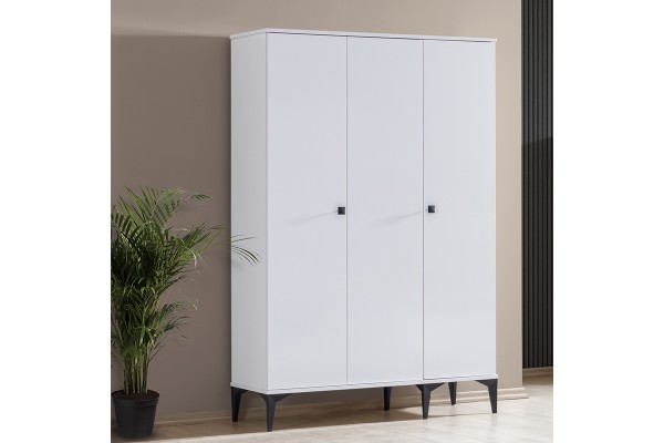White 3 Kapılı Dolap